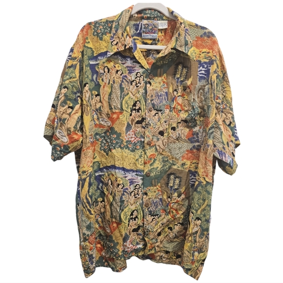 Avanti Other - Avanti Vintage 90’s Hawaiian Short Sleeve Button Down 100% Silk Shirt.